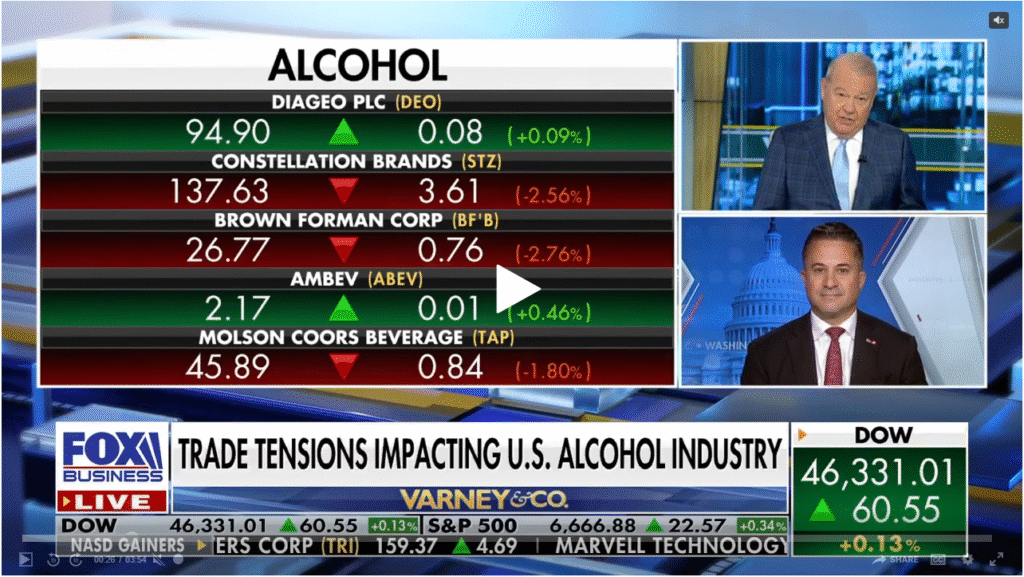 Screenshot of the interview of AWA CEO on Fox Business