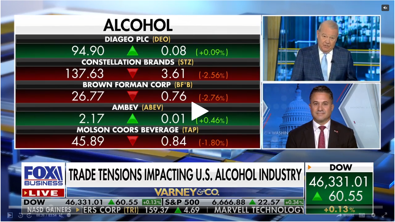 Screenshot of the interview of AWA CEO on Fox Business